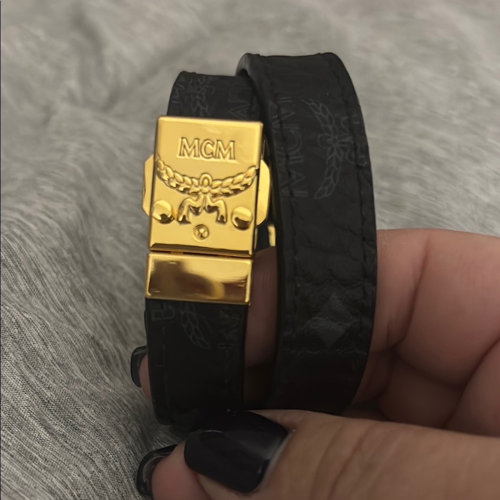 MCM Black and Gold Men's/Women’s Bracelet